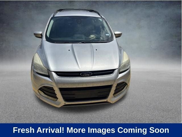2013 Ford Escape SEL in Ingot Silver — front three-quarter view