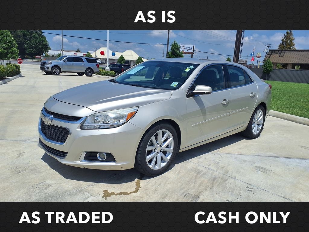 2014 Chevrolet Malibu — rear three-quarter view